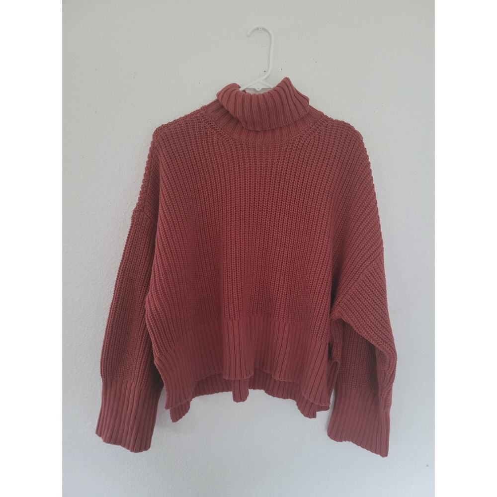 Madewell Women's Turtle Neck Knitted Sweater size XL New #14